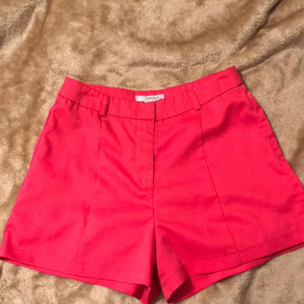 High-Rise Pink Shorts